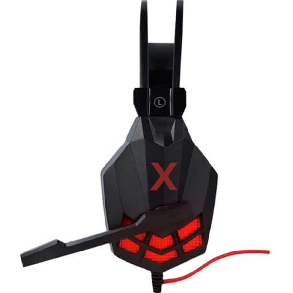 Casque micro MAXLIFE noir et rouge (OEM0300326) Casque micro MAXLIFE noir et rouge (OEM0300326)